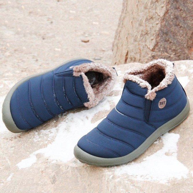 Waterproof Fur Lined Snow Boots