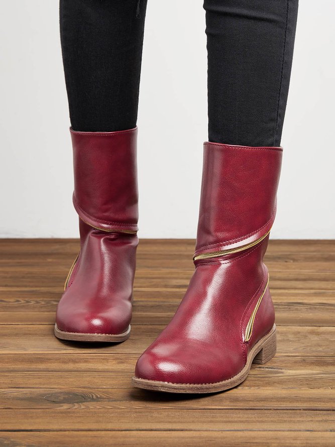 distressed ankle boots women
