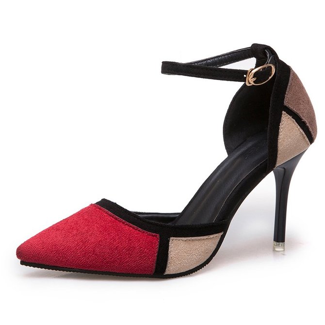 color block heels