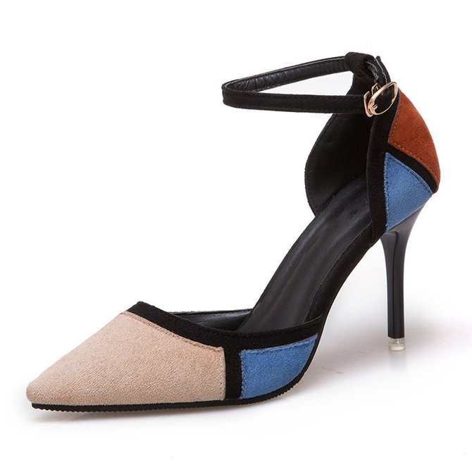 color block heels