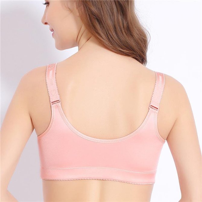 Wireless Front Opening   Soft  Gathering Bras