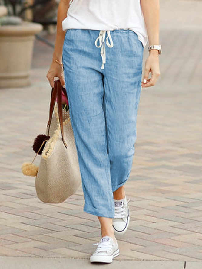 capri running pants with pockets