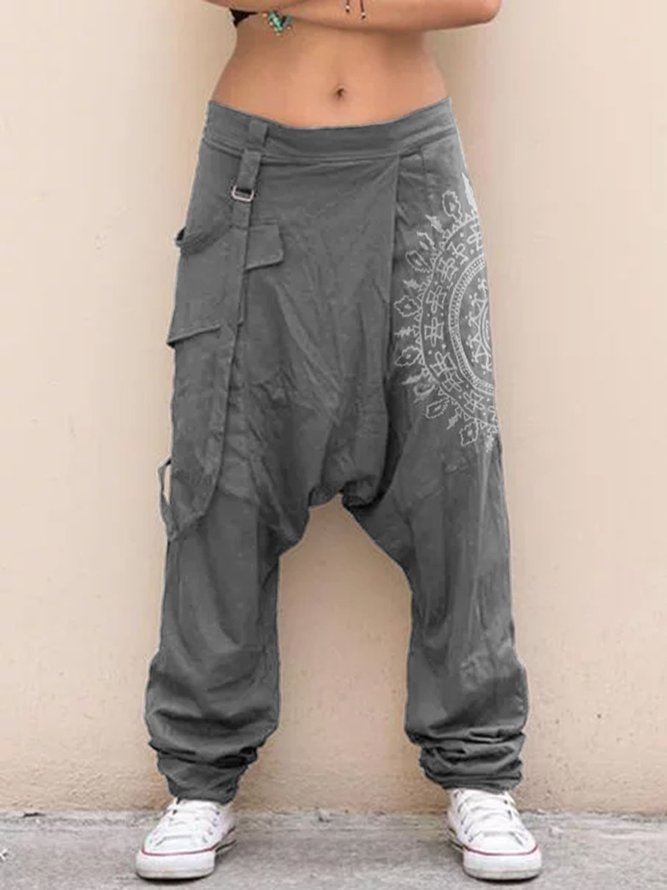 Women Casual Printed Pants zolucky