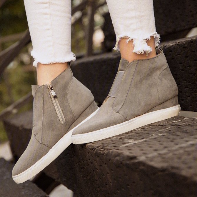 Wedge Heel All Season Daily Athletic & Casual Shoes | zolucky