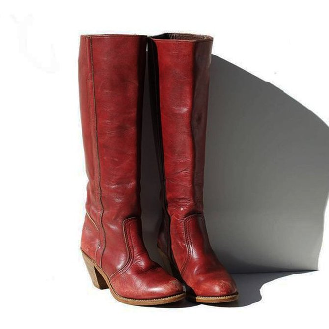 zolucky Women Round Toe Chunky Heel Boots | zolucky