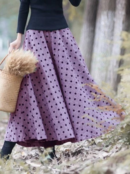 Polka Dots Vintage Skirt