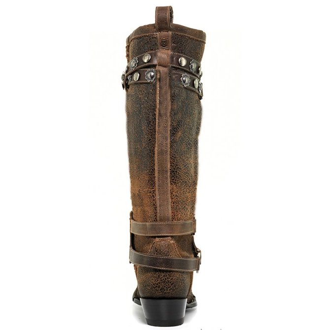 block heel western boots