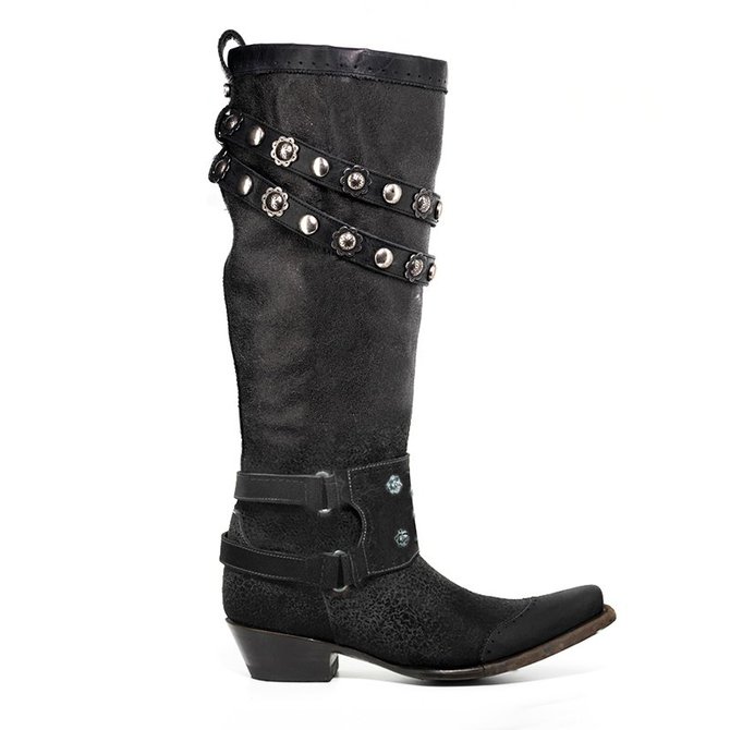 high heel western booties