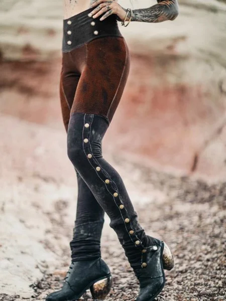 Cotton-Blend Leggings