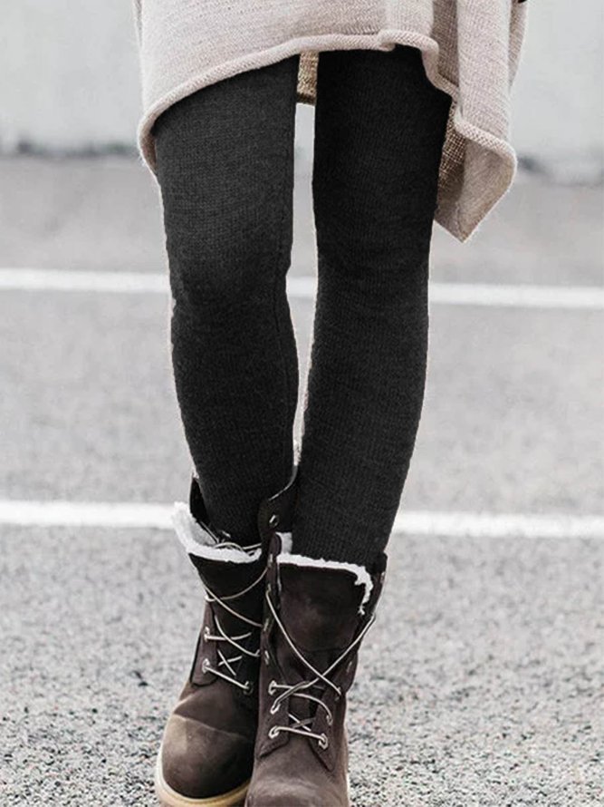 thick warm leggings Casual Cotton Leggings