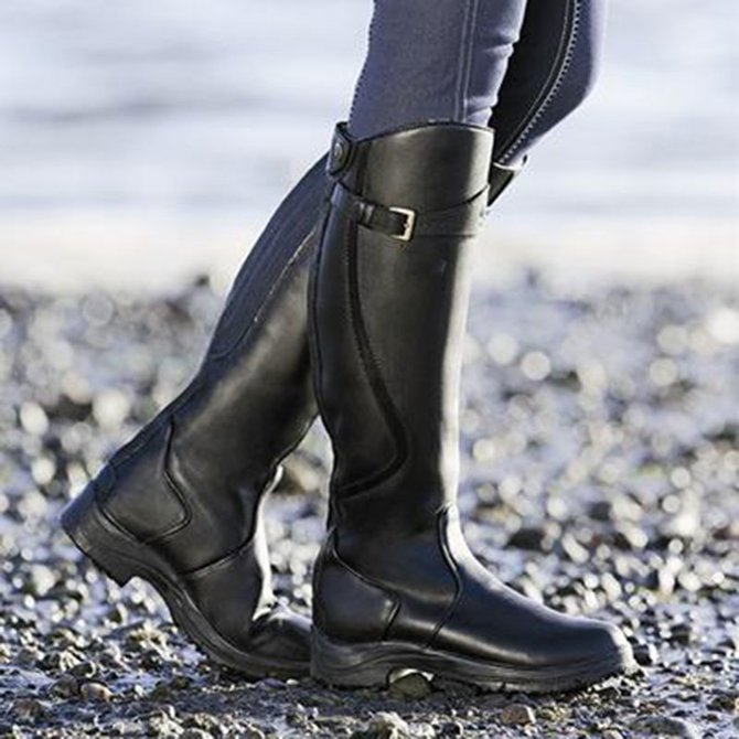 low top boots with heel