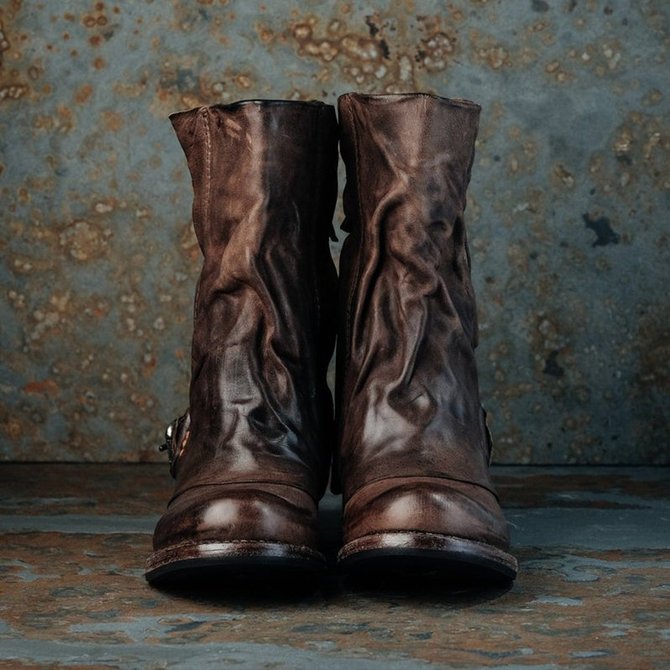 vintage leather womens boots
