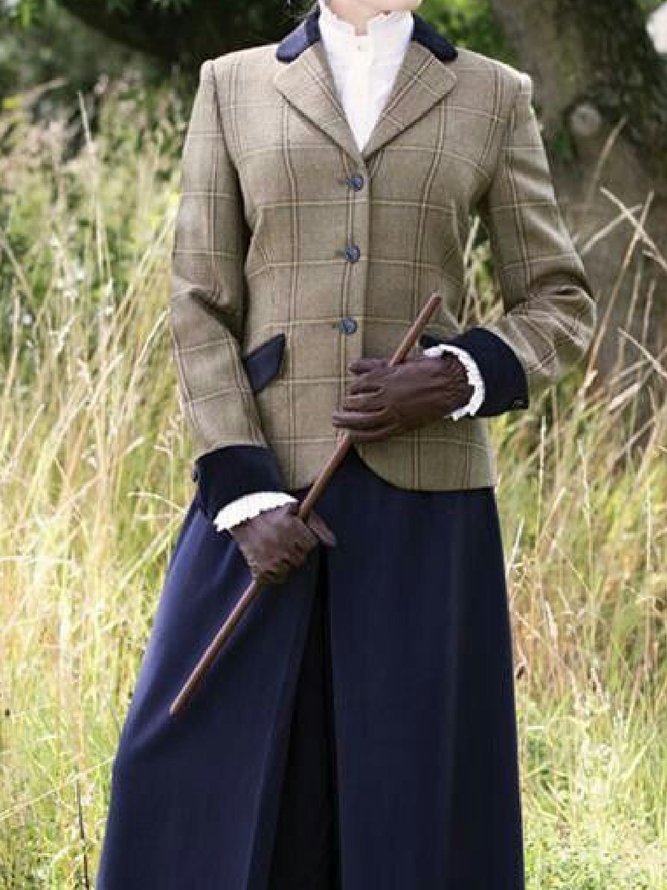 British Style Vintage Wide Leg Pants