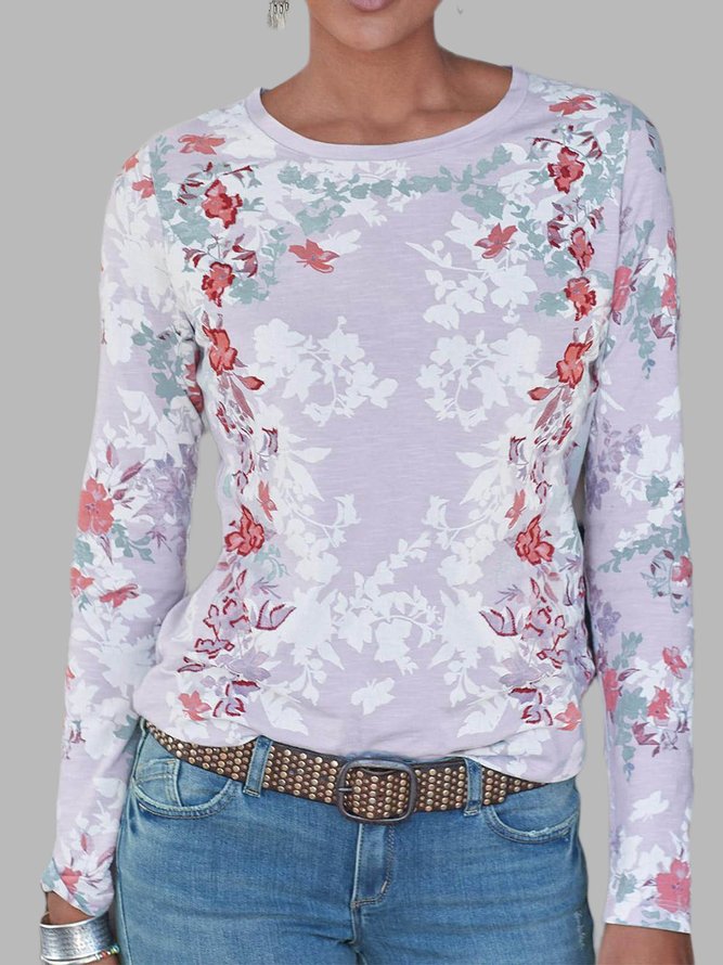 purple sweat shirt
