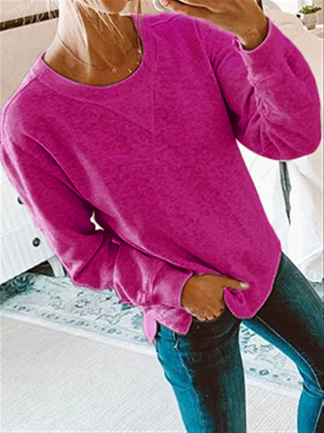 Long Sleeve Cotton Casual Hoodies & Sweatshirts