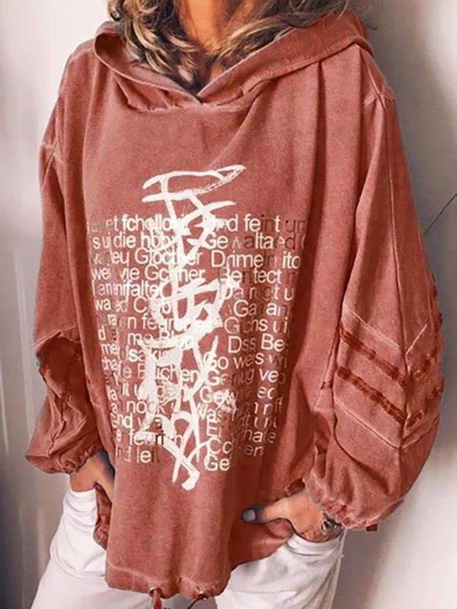 zolucky Printed/dyed Cotton Casual Top