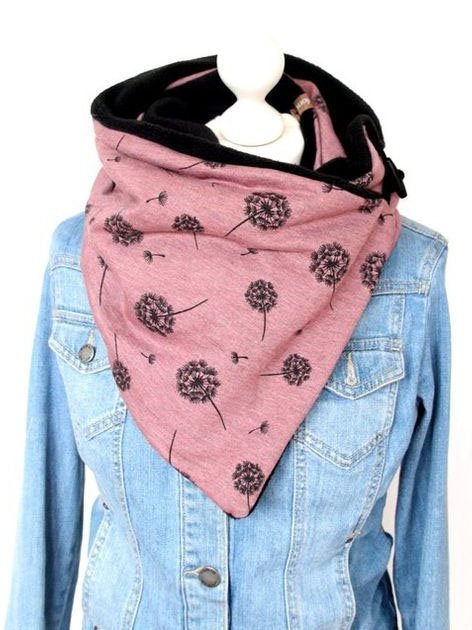 Dandelion print casual scarf