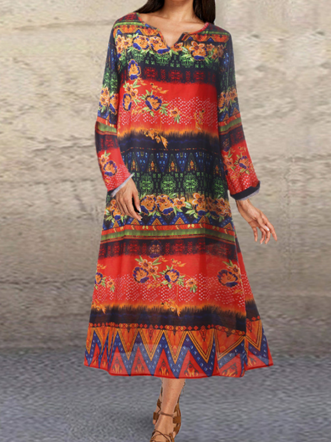 boho cotton robe