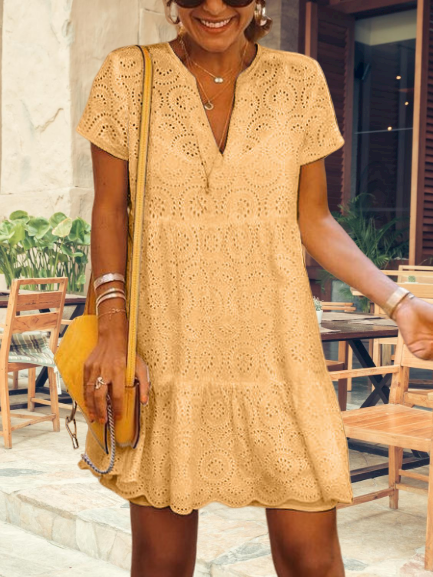 Bohemian holiday lace dress