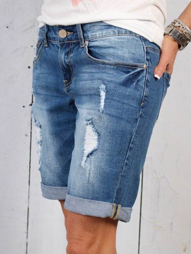 Blue Vintage Denim Denim shorts