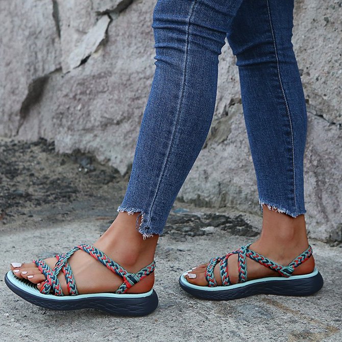 womens casual sandals with arch support