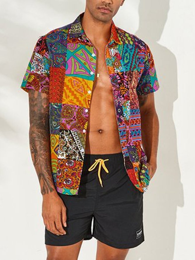 cotton summer shirts mens