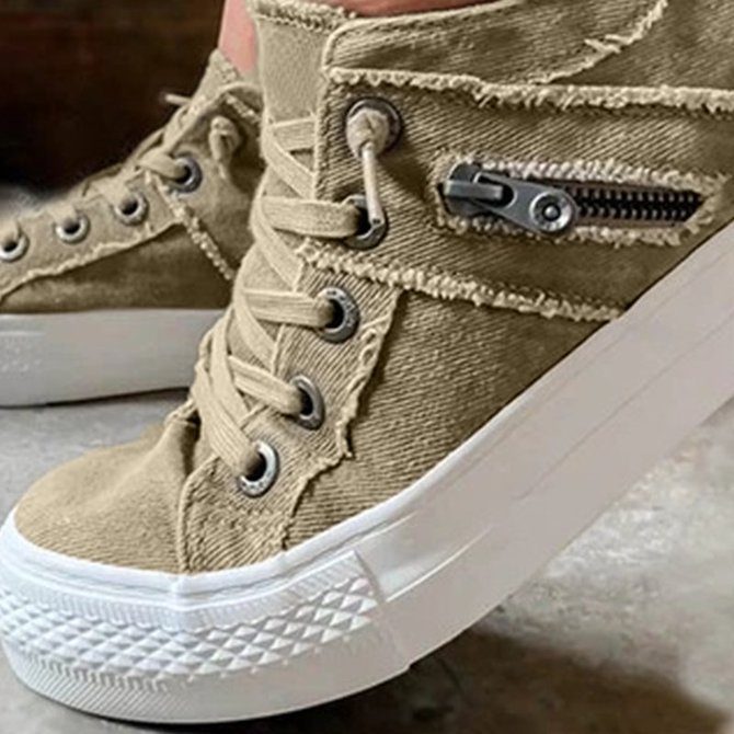 comfy canvas sneakers