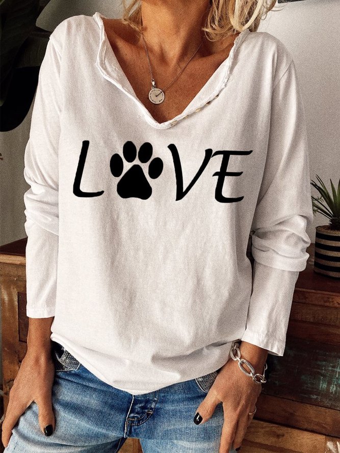 Long Sleeve Animal T-shirt