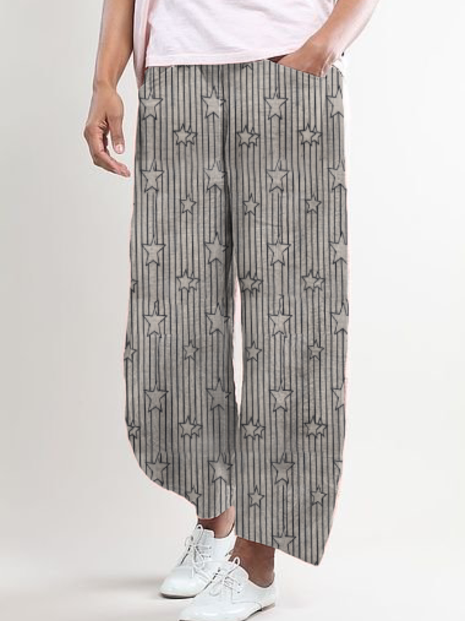 Star Casual Stripes Pants