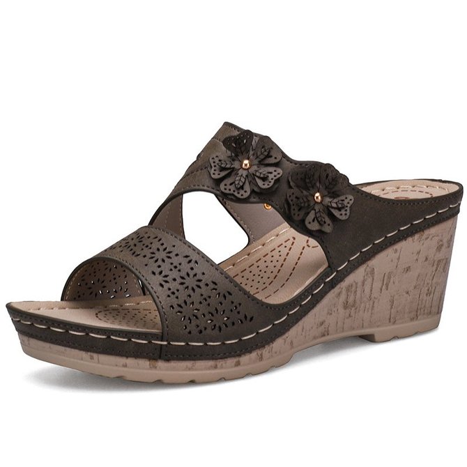 Daily Slippers | A | Zolucky Sandals Vintage Apricot Sandals | zolucky