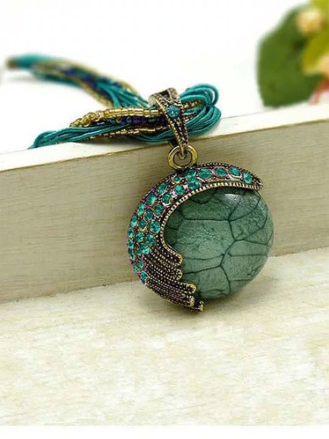 Women's Clothes Chain Boho Tassel Long Necklace zolucky