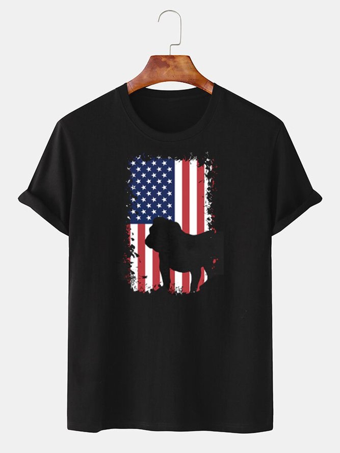 Men's Black Printed Statement Shirts zolucky