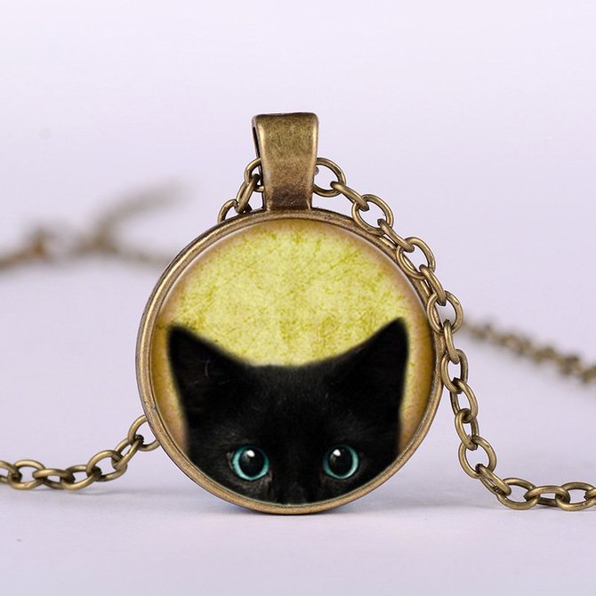 Fashion Cat Necklace for Women zolucky