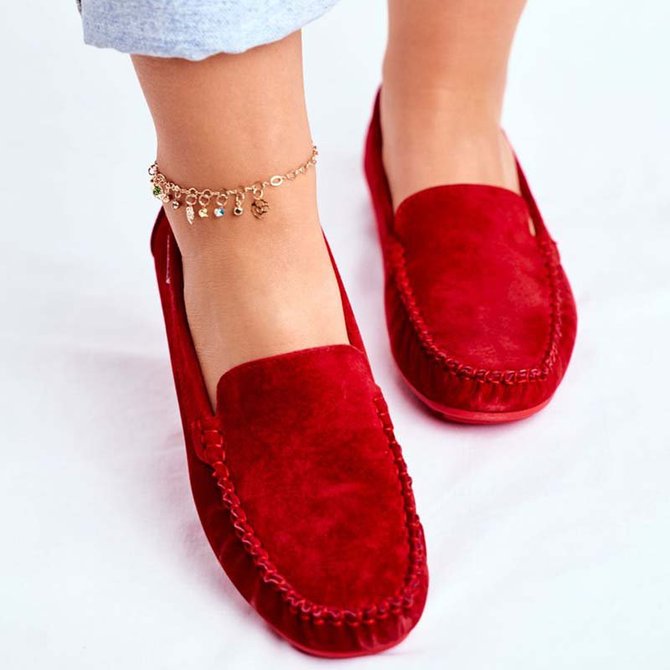 flat heel loafers