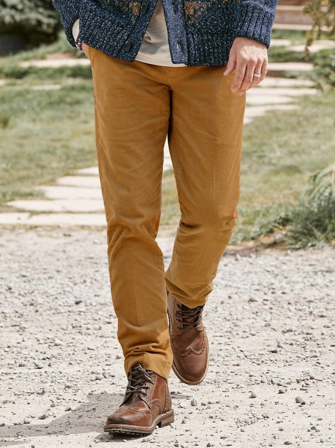 corduroy yellow pants