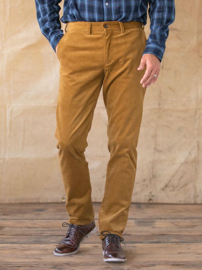 Yellow Corduroy Vintage Pants zolucky