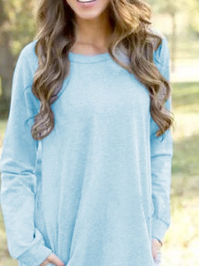Long simple casual Sweatshirt