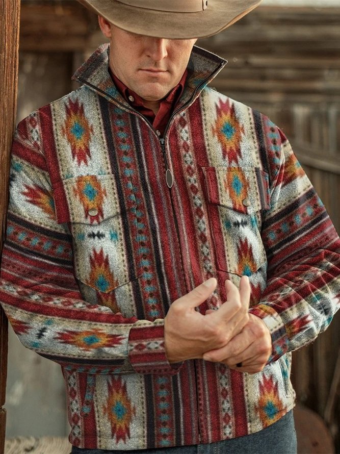 Casual Tribal Boho Jackets | Men | Vintage Outerwear - Zolucky | zolucky