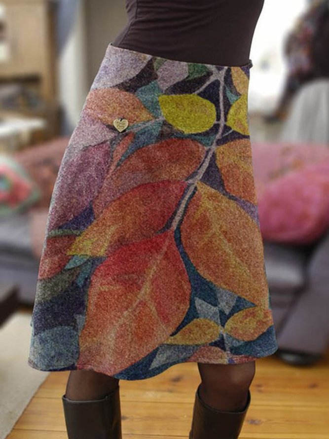 Printed Skirt