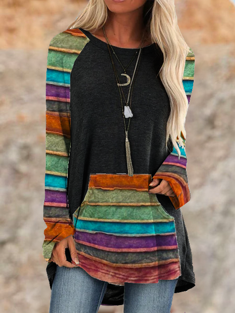 Knitted Raglan Sleeve Top