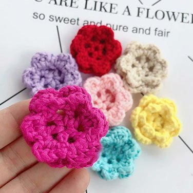 Handmade, handmade yarn DIY flower