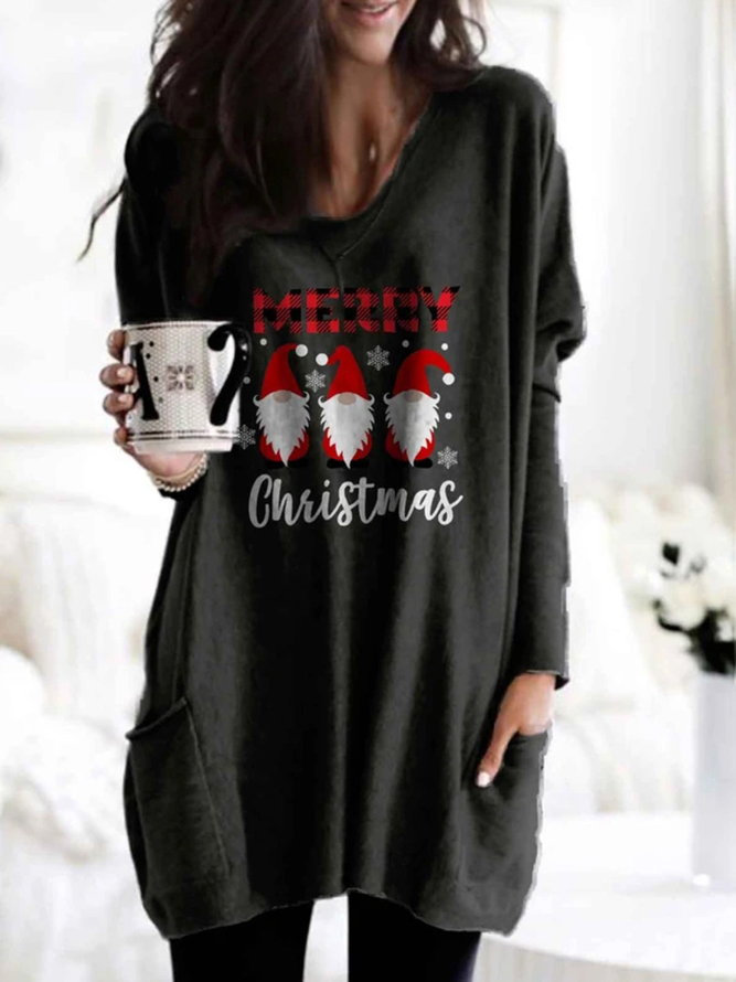 Plus size Long Sleeve Christmas Sweatshirts Xmas Hoodies
