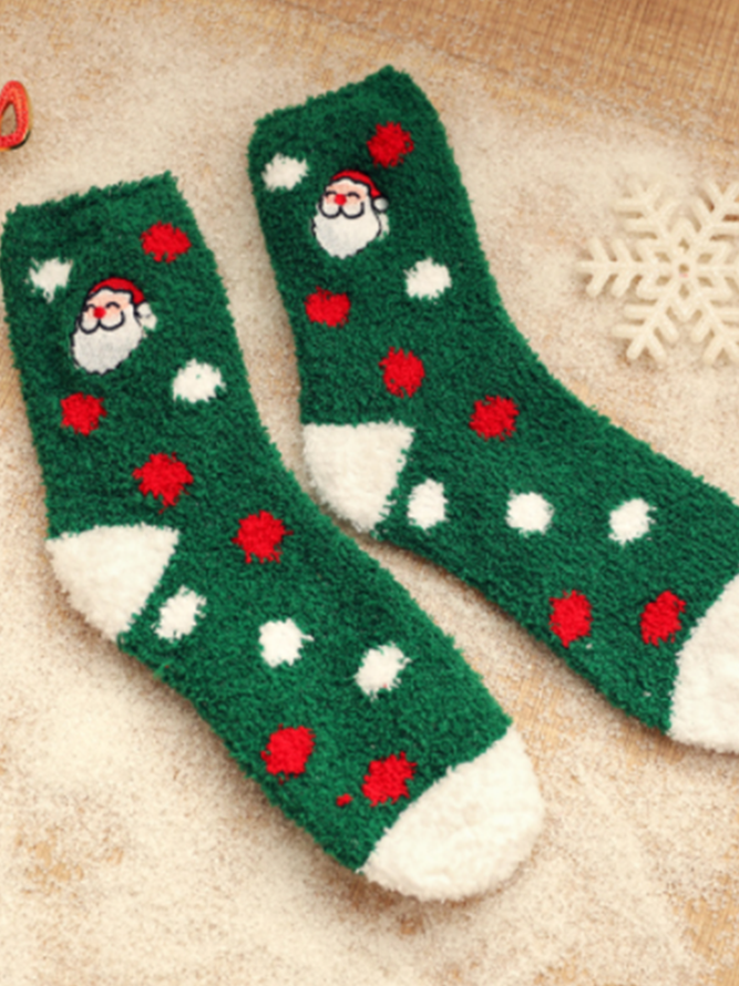 Snow Socks Autumn Winter Christmas Home Sleep Socks
