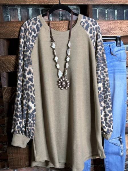 Casual Cotton Long Sleeve Top