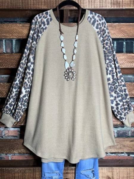 Casual Cotton Long Sleeve Top