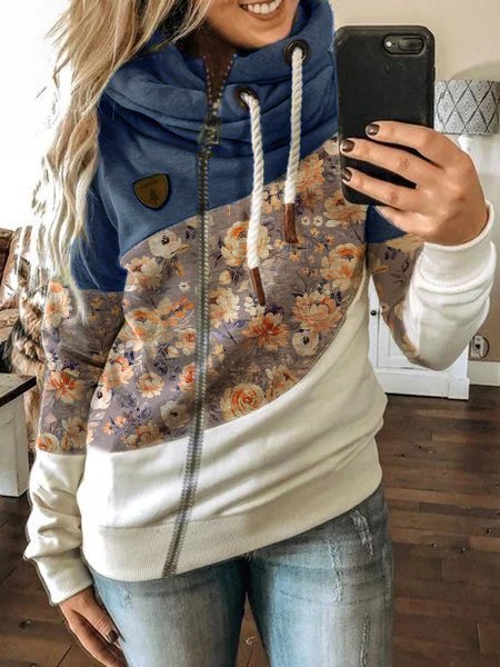 Casual Hoodie Long Sleeve Knit coat