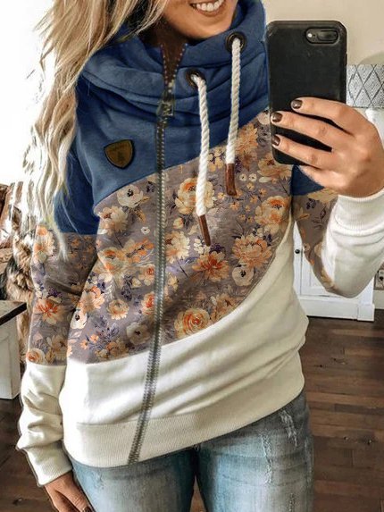 Casual Hoodie Long Sleeve Knit coat