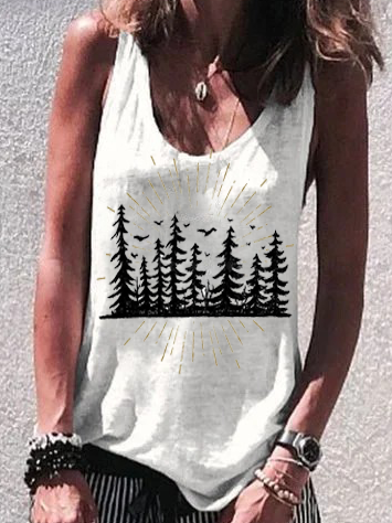 Plants Casual A-Line Shirt & Top