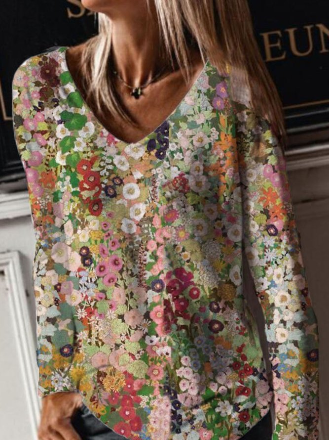 Long Sleeve Boho Top