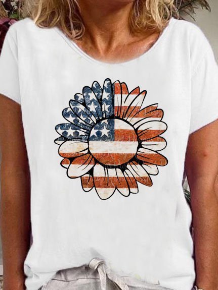 Casual Short Sleeve T-shirt